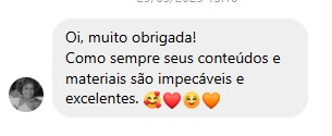 Depoimento de aluna